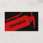 brandweerman visitekaartje (Achterkant)