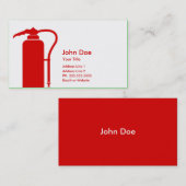 brandweerman visitekaartje (Voorkant / Achterkant)