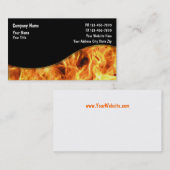 Brandweerman Visitekaartjes (Voorkant / Achterkant)