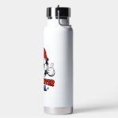 Brandweerman Voetbal Scheidsrechter Mascotte Waterfles (Links)