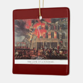  brandweerman voor het bedrijfsleven, brandweerman keramisch ornament (Links)