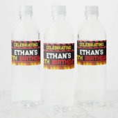 Brandweerman Water Fles Label Waterfles Etiket (Flessen)