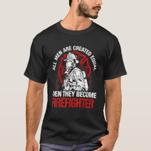 Brandweerman We rennen naar de vlammen T-shirt