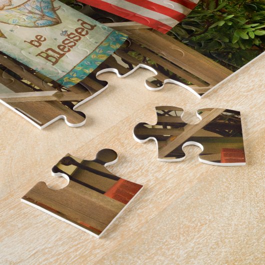 Brandweerman - Wees gezegend met mijn held Legpuzzel (Zijkant)