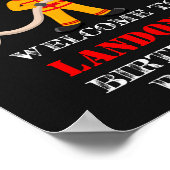 Brandweerman, welkom partijbord Firefighter poster (Hoek)