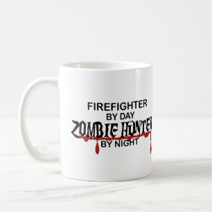 Brandweerman Zombie Hunter Koffiemok