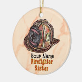 Brandweerman Zus brandweer ornament (Links)