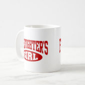 Brandweermeisje Koffiemok (Voorkant links)