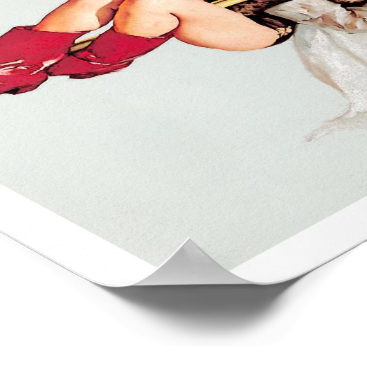  brandweermeisje poster (Hoek)