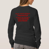 brandweermeisje t-shirt (Achterkant)