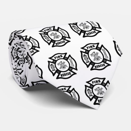 Brandweermiddel EMS-Stropdas Stropdas (Opgerold)