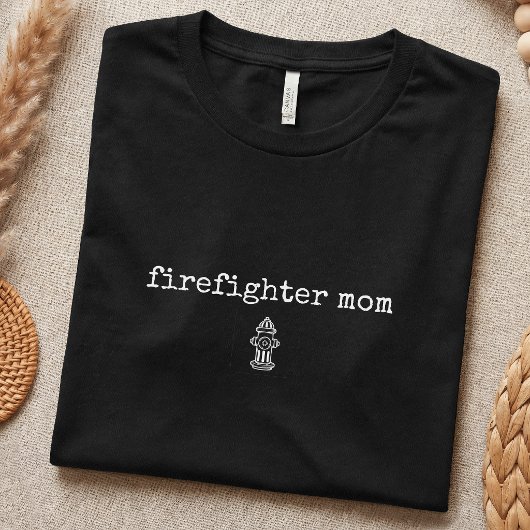 Brandweermoeder Held Ouder Eenvoudig T-shirt