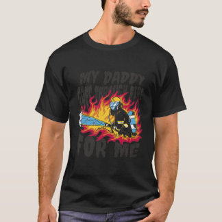 Brandweermotief en brandweer papa Gezegde als een T-shirt