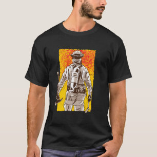 Brandweermotief met brandweerbijl en brandweer t-shirt
