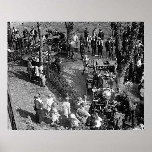 Brandweermotor: 1922 poster (Voorkant)