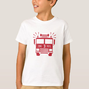 Brandweermotor   Brand-vrachtwagenkinderen Shirt
