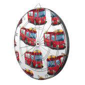 Brandweermotor Dartbord (Voorkant Rechts)