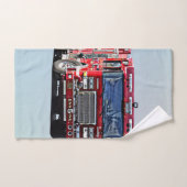 Brandweermotor De hoek draaien Bad Handdoek (Handdoek)