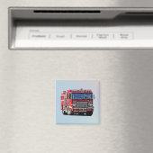 Brandweermotor De hoek draaien Magneet (Insitu (Vaatwasser))