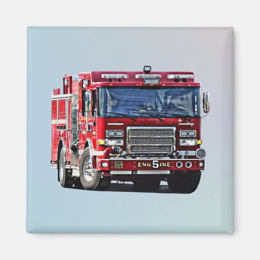 Brandweermotor De hoek draaien Magneet (Voorkant)