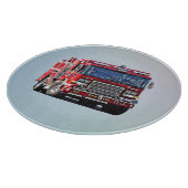 Brandweermotor De hoek draaien Snijplank (Hoek)