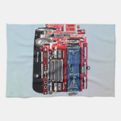 Brandweermotor De hoek draaien Theedoek (Horizontaal)