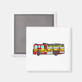 Brandweermotor Magneet (Voorkant / Achterkant)