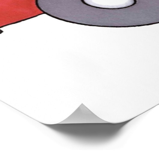 Brandweermotor Poster (Hoek)