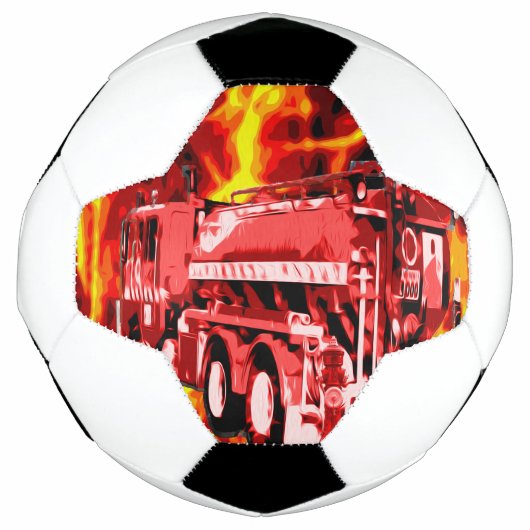 Brandweermotor Storm, Voetbal (Voorkant)