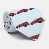  brandweermotor stropdas (Opgerold)