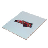 brandweermotor tegeltje (Zijkant)