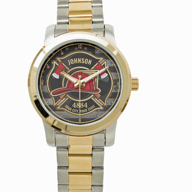 Brandweernaam Brandweerdienst Verenigde Staten Vla Horloge (Creator heeft geüpload)