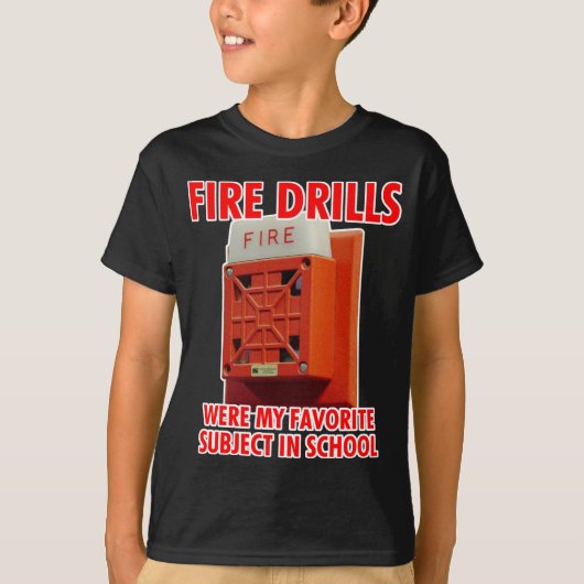 Brandweeroefeningen T-shirt (Voorkant)