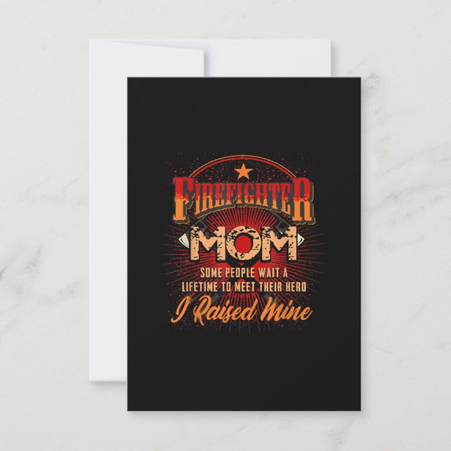 Brandweerondersteuning - Fireman Proud Mam (Voorkant)