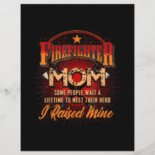 Brandweerondersteuning - Fireman Proud Mam