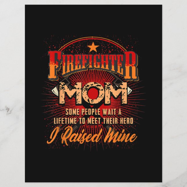 Brandweerondersteuning - Fireman Proud Mam (Voorkant)