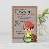 Brandweerpartij Kaart (Staand voorkant)