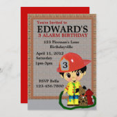 Brandweerpartij Kaart (Voorkant / Achterkant)