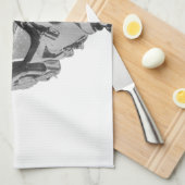 Brandweerpiloot Helmet en hoogtemeter Theedoek (Quarter Fold)