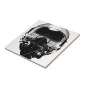 Brandweerpiloot Helmet Tegeltje (Zijkant)