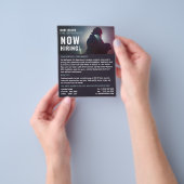 Brandweerportret, brandweerwerende werving flyer (Hand)