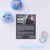 Brandweerportret, brandweerwerende werving flyer (Enkel)