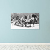 Brandweerpost, brandweerlieden, brandweer canvas afdruk (Insitu (Houten vloer))