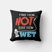 Brandweerredder Human Rescuer Flamers Fire Kussen (Voorkant)