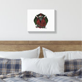 Brandweerschip Halloween Costume Canvas Afdruk (Insitu (Slaapkamer))