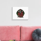 Brandweerschip Halloween Costume Canvas Afdruk (Insitu (Woonkamer))