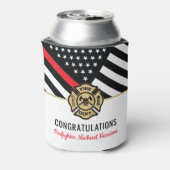 Brandweerschool voor Afstuderen door brandweermann Blikjeskoeler (Blikje Achterkant)