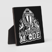 Brandweerstand aan - Brandafdeling Thin Red Lin Fotoplaat (Voorkant)