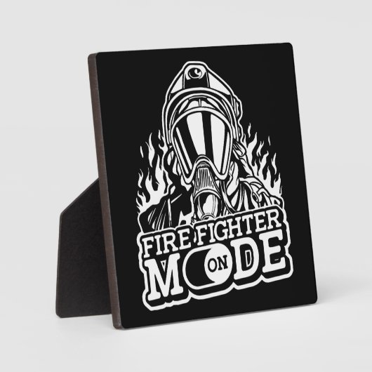 Brandweerstand aan - Brandafdeling Thin Red Lin Fotoplaat (Voorkant)