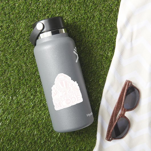 Brandweerstand aan - Brandafdeling Thin Red Lin Sticker (HydroFlask Insitu)